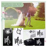 JolliLudo 11 Piece Wedding Themed Cornhole Bag Set