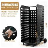 Cycayit Heavy-Duty Rolling Firewood Organizer