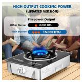 Mozodawn Single Burner Propane Camping Stove