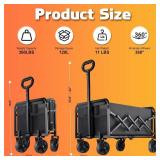 Amkurozo Collapsible Foldable Wagon Cart