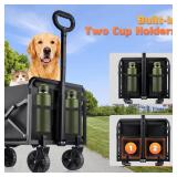 Amkurozo Collapsible Foldable Wagon Cart