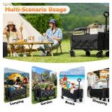 Amkurozo Collapsible Foldable Wagon Cart