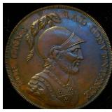 Great Britain Middlesex 1795 Half Penny Conder Token, Lightly Circulated, Red/Brown, D&H 1018a