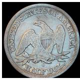 VF/VF+ Better Date 1857-O Seated Liberty Half Dollar, Original Surfaces, 818k Mintage