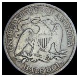 1876-P Seated Liberty Half Dollar, Original Surfaces