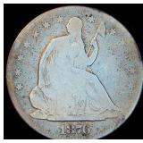 1876-S Seated Liberty Half Dollar