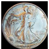 Uncirculated 1944-S Walking Liberty Half Dollar, Near Full Luster