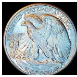 AU+/BU 1944 Walking Liberty Half Dollar, Original Surfaces w/Near Full Luster