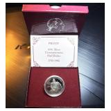 Proof 1982 Washington Commemorative Half Dollar w/Box & COA