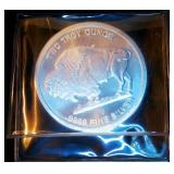 2 Oz 9999 Silver Buffalo Indian Round, Original Sleeve, Mint Fresh