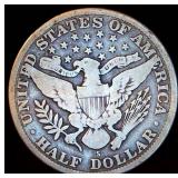 VG+ 1912-S Barber Half Dollar, Original Surfaces