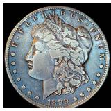 Semi Key 1899-S Morgan Silver Dollar, F+/VF, Possibly Retoned