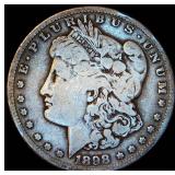 Better Date 1898-S Morgan Silver Dollar, Original Surfaces, VG/VG+