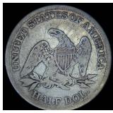 Tough Date 1864-P Seated Liberty Half Dollar, G+/VG