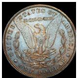 AU/AU+ 1896-P Morgan Silver Dollar, Original Surfaces