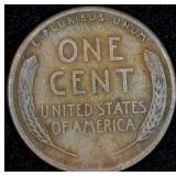 Semi Key 1912-S Lincoln Cent, F/F+
