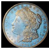 AU/AU+ 1921-D Morgan Silver Dollar