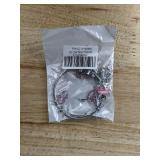 Hello Kitty Silver Tone Charm Bangle Bracelet - Brand New