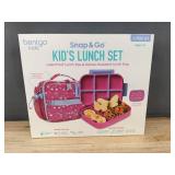 Bentgo Kids Snap & Go Rainbow Butterfly Lunch Set - Brand New