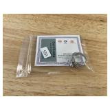 4 Carat Moissanite Vintage Designed Silver Plated Ring, Size 6 - Brand New