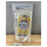 Busch Light Beer Corn Can LED Neon Style Light Sign - Brands New