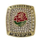 2012 NCAA Wisconsin Badgers Rose Bowl Montee Ball Football Championship Ring - Brand New