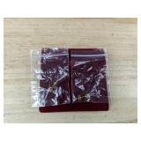 Sterling Silver Stud Earrings 18K White Gold Plating CZ Stone - Brand New