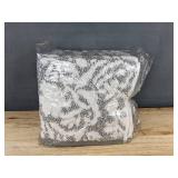 4 Hand Towels Gray & White, 16 x 28 in - Brand New