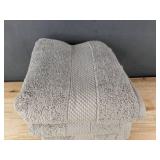 4 Threshold Hand Towels Light Gray - 16 x 28 in - Brand New