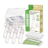 6 Haakaa Silicone Colostrum Collectors 0.1 oz/4 ml - Brand New