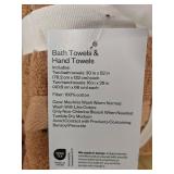 Room Essentials 2 Bath Towels & 2 Hand Towels Orange Dusk - Brand New