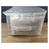 Room Essentials Reversible Microfiber Comforter & Sheet 7 Piece Set Queen Black and White