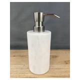 Threshold Soap Dispenser White Marble 7" Tall - Brand New