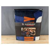 NFL Chicago Bears Monsters of the Midway Blanket 60in x 90in - Brand New
