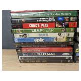 101 DVDs Assorted Movies: Pineapple Express, Simpsons, Childs Play, Leap Year *C