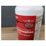 500 Amazon Basics Extra Strength Acetaminophen Caplets 500 mg - Brand New