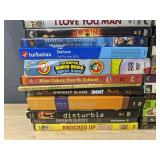 132 DVD Collection - Featuring Titles like Bob the Builder, Pirates of the Caribbean, Rudy, I Love You Man *C