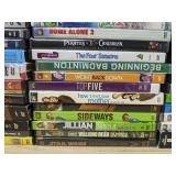 132 DVD Collection - Featuring Titles like Bob the Builder, Pirates of the Caribbean, Rudy, I Love You Man *C