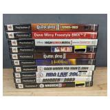 10 PlayStation 2 Games - MLB 2006, Guitar Hero II, The Hobbit, Tiger Woods PGA Tour 2004, NBA Live 2001, Madden NFL 2003 and more *C