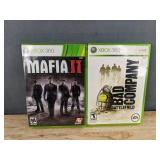 9 Xbox 360 Games - Rock Band 2, NFL Head Coach, Mafia II, Left 4 Dead *C