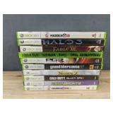 10 Xbox 360 Games - Halo 3, Madden NFL 13, LEGO Indiana Jones: The Original Adventures, Fable III, Project Gotham Racing 3 *C