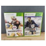 10 Xbox 360 Games - Call of Duty: Modern Warfare 2, Once Upon a Monster, BioShock Infinite, Halo 3: ODST, NCAA Football 10, FIFA 14 *C