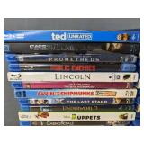 42 Blu-Ray Collection - Hugo, Pitch Perfect, Dark Knight, Twilight, Frozen *C