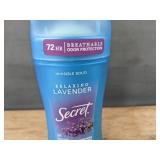 3 Secret Relaxing Lavender Invisible 2.6oz Solid Deodorant - Brand New