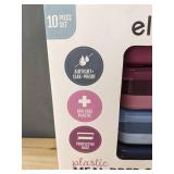 10 Ello Plastic Meal Prep 3.7 Cup Containers - Brand New