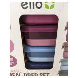 10 Ello Plastic Meal Prep 3.7 Cup Containers - Brand New