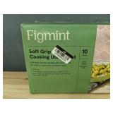 10 Figmint Soft Grip Nylon Cooking Utensils - Brand New