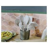 10 Figmint Soft Grip Nylon Cooking Utensils - Brand New
