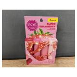 EOS Lip Balm 4 Strawberry & 3 Melon Magic - Brand New