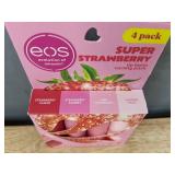 EOS Lip Balm 4 Strawberry & 3 Melon Magic - Brand New